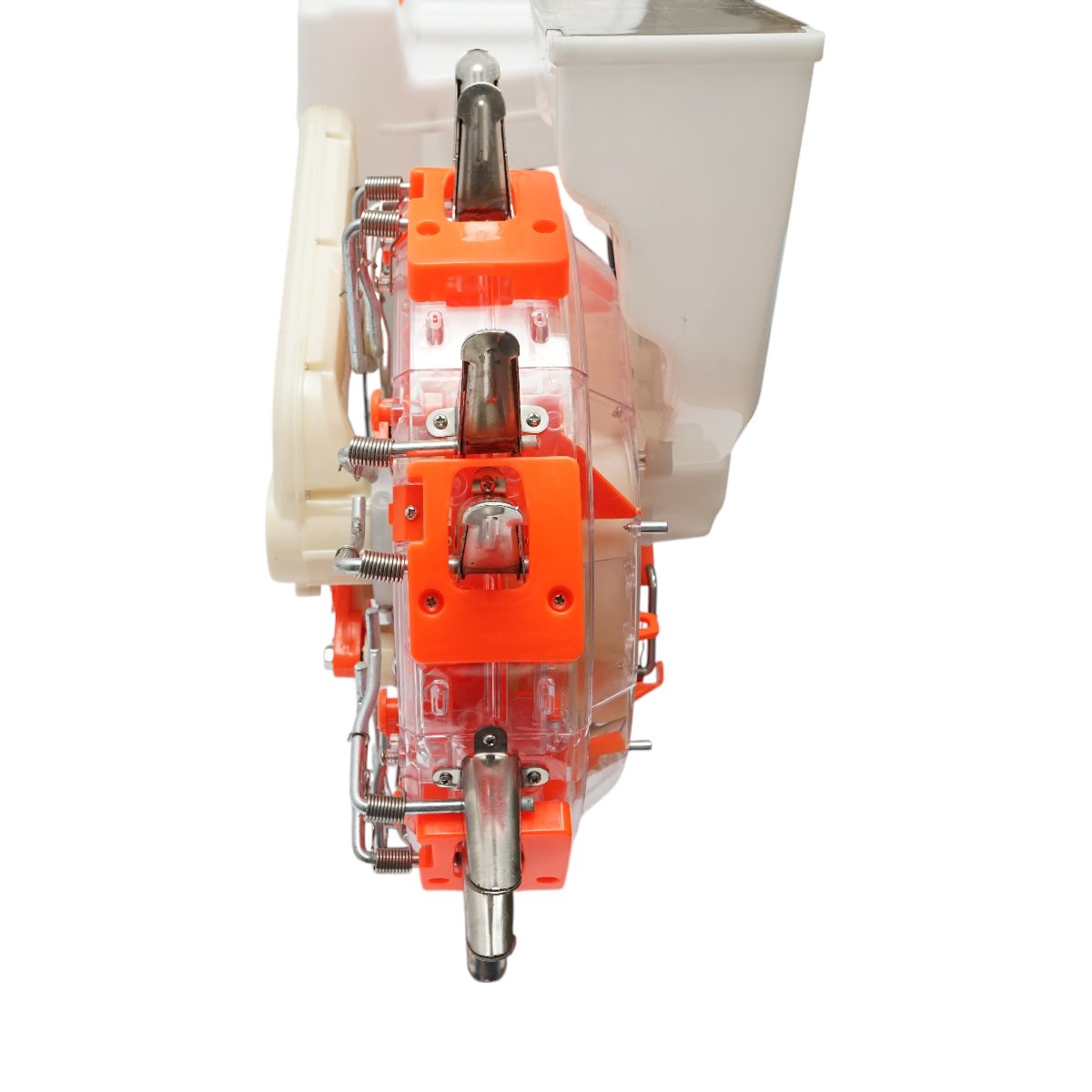 Semanatoare manuala cu 7 dinti, adancime semanare 8cm, rezervor seminte 4L, cutie fertilizare 12L THOR